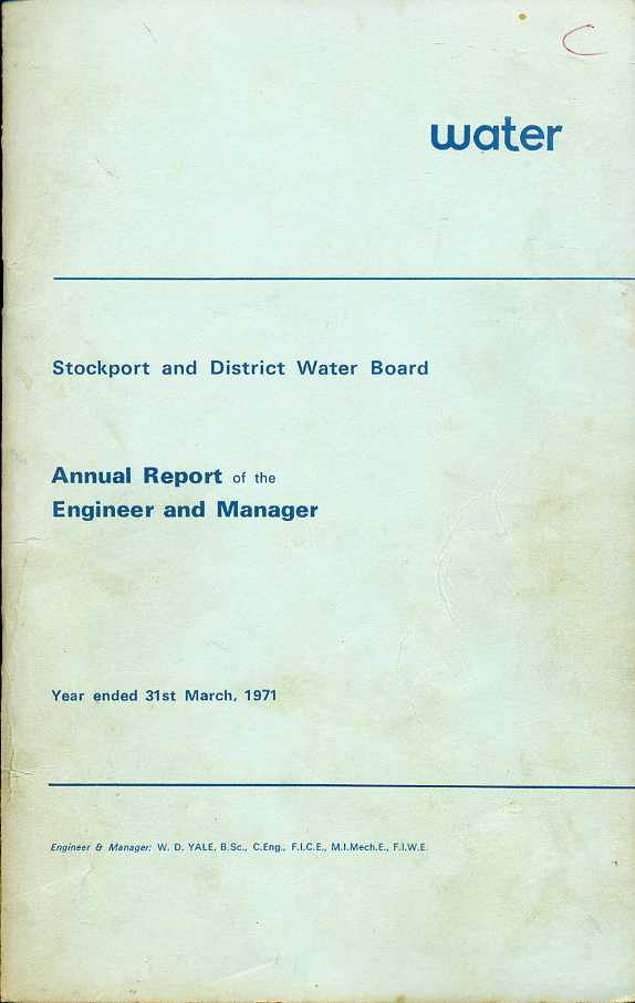 Stockport and District Water Board : Annual Report of the …