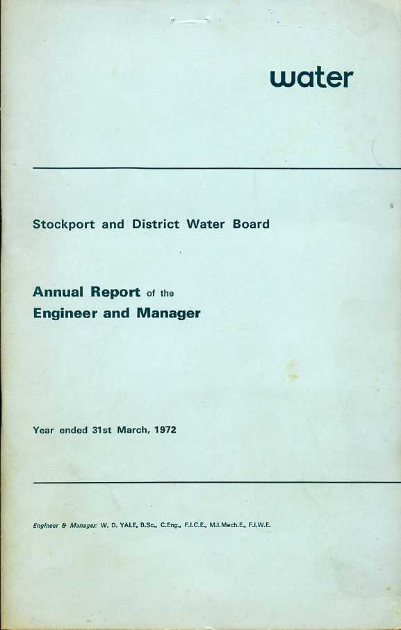 Stockport and District Water Board : Annual Report of the …