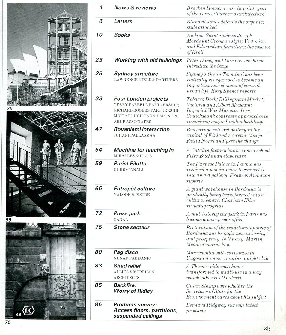 The Architectural Review No. 1094 April 1988
