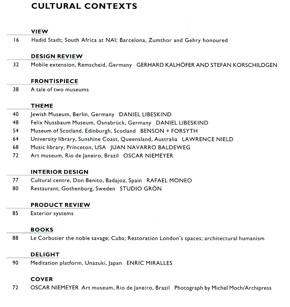 The Architectural Review No. 1226 April 1999