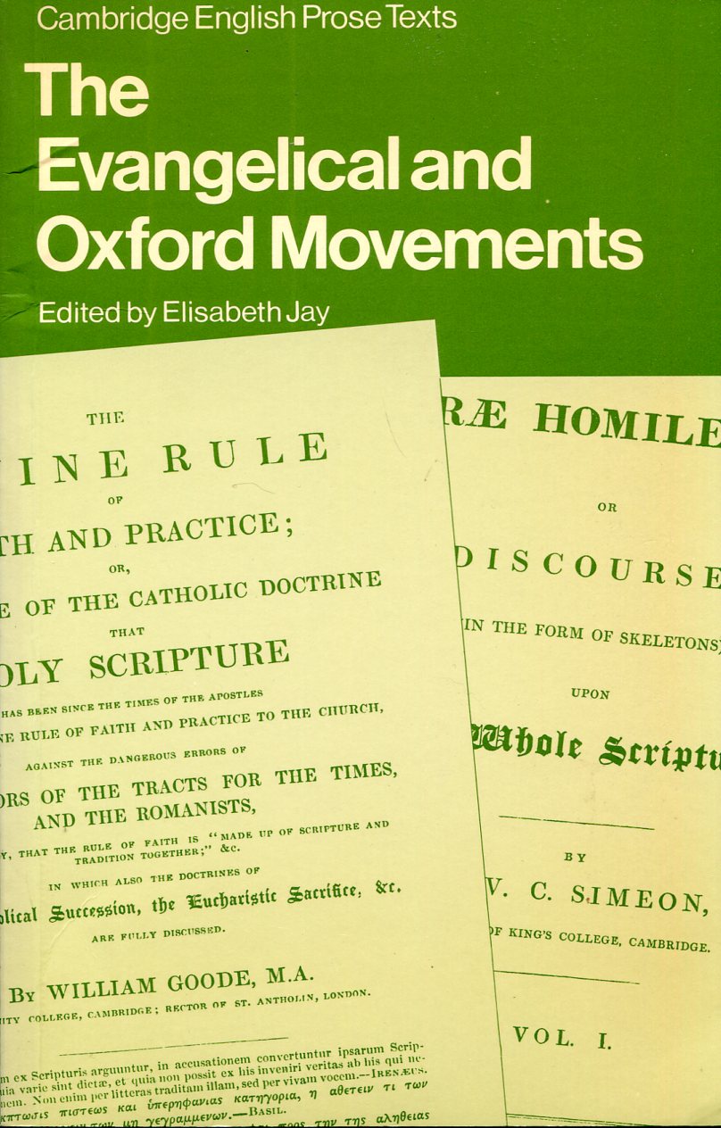 The Evangelical and Oxford Movements