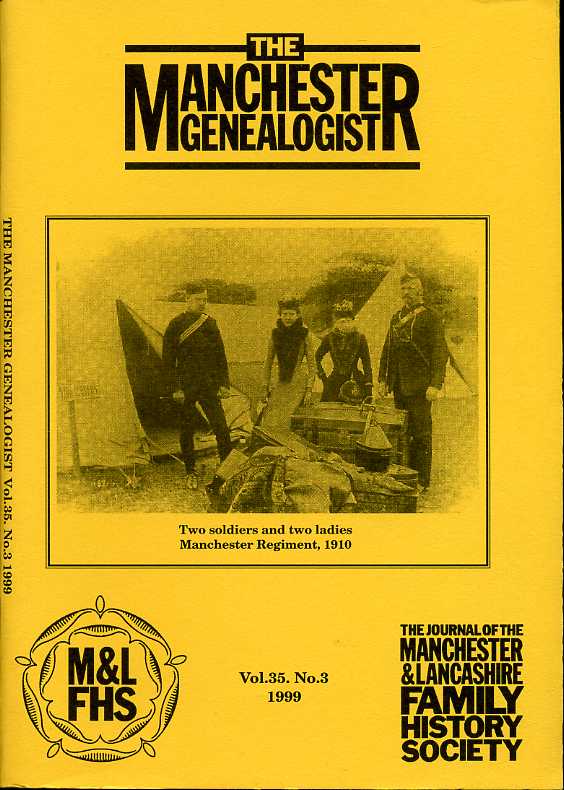 The Manchester Genealogist Vol 35 No 3