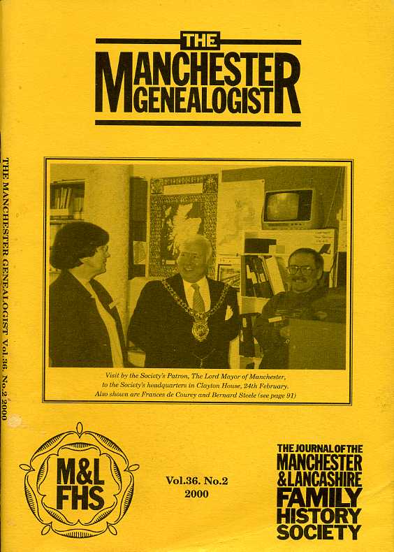 The Manchester Genealogist Vol 36 No 2