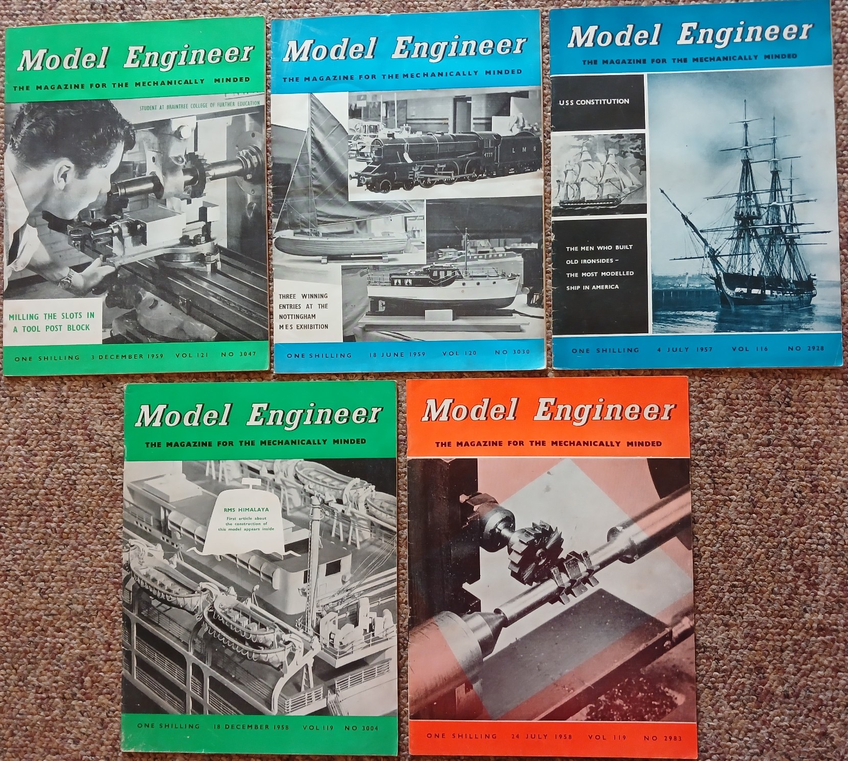 The Model Engineer 5 Copies : 1957 Vol 116 ; …