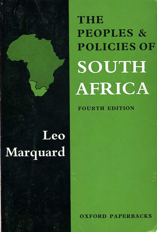The Peoples and Policies of South Africa
