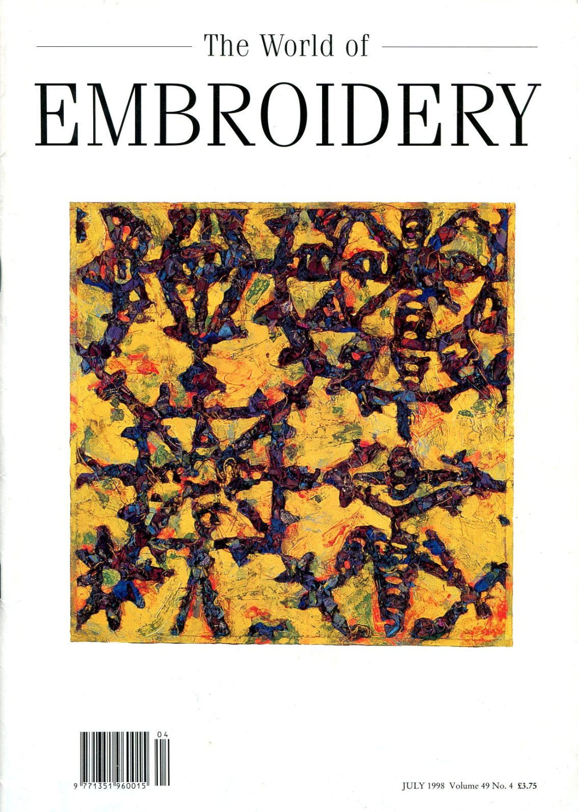 The World of Embroidery : July 1998 : Volume 49 …