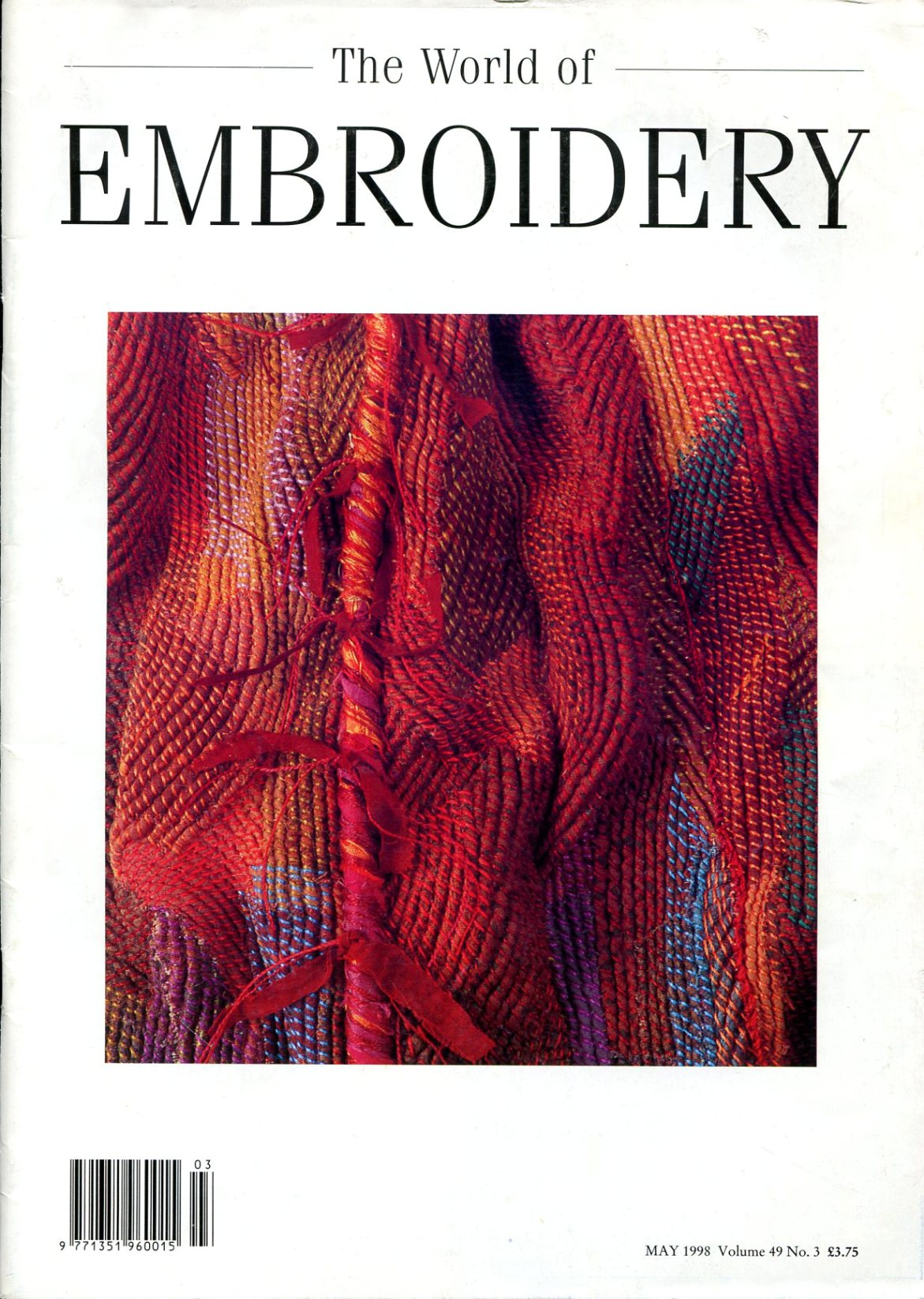 The World of Embroidery : May 1998 : Volume 49 …