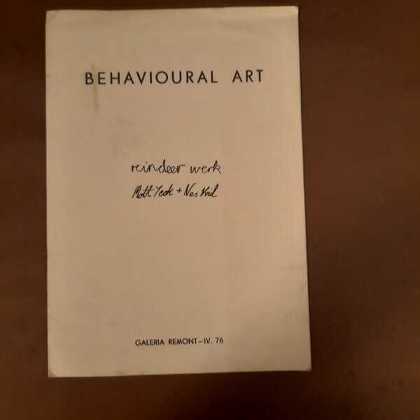 BEHAVIOURAL ART Dirk Larsen (Nesral Krid ) Thomas Pucey (Mot …