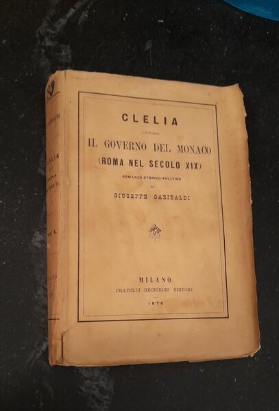 CLELIA ovvero il Governo del Monaco (Roma nel secolo XIX)