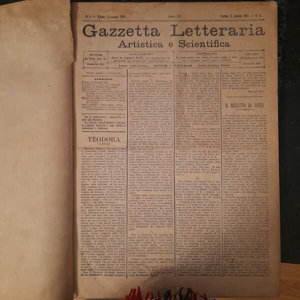 Gazzetta Letteraria Artistica e Scientifica