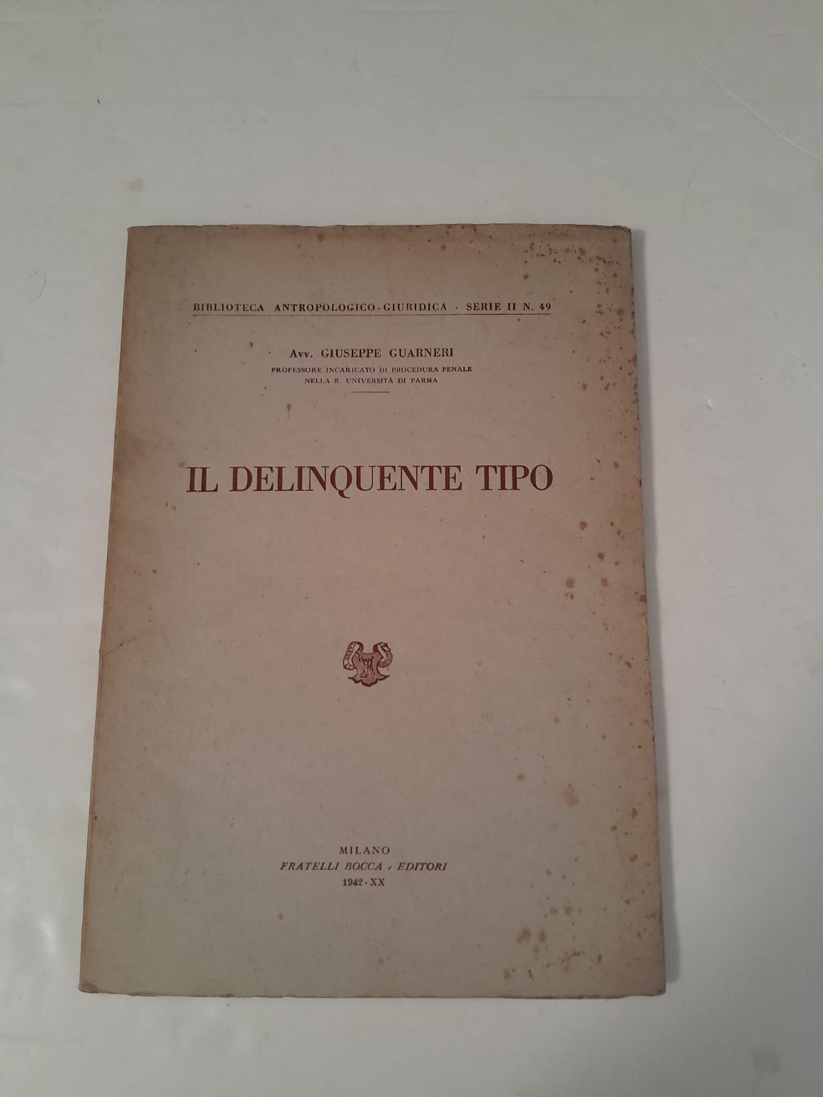 Il delinquente tipo
