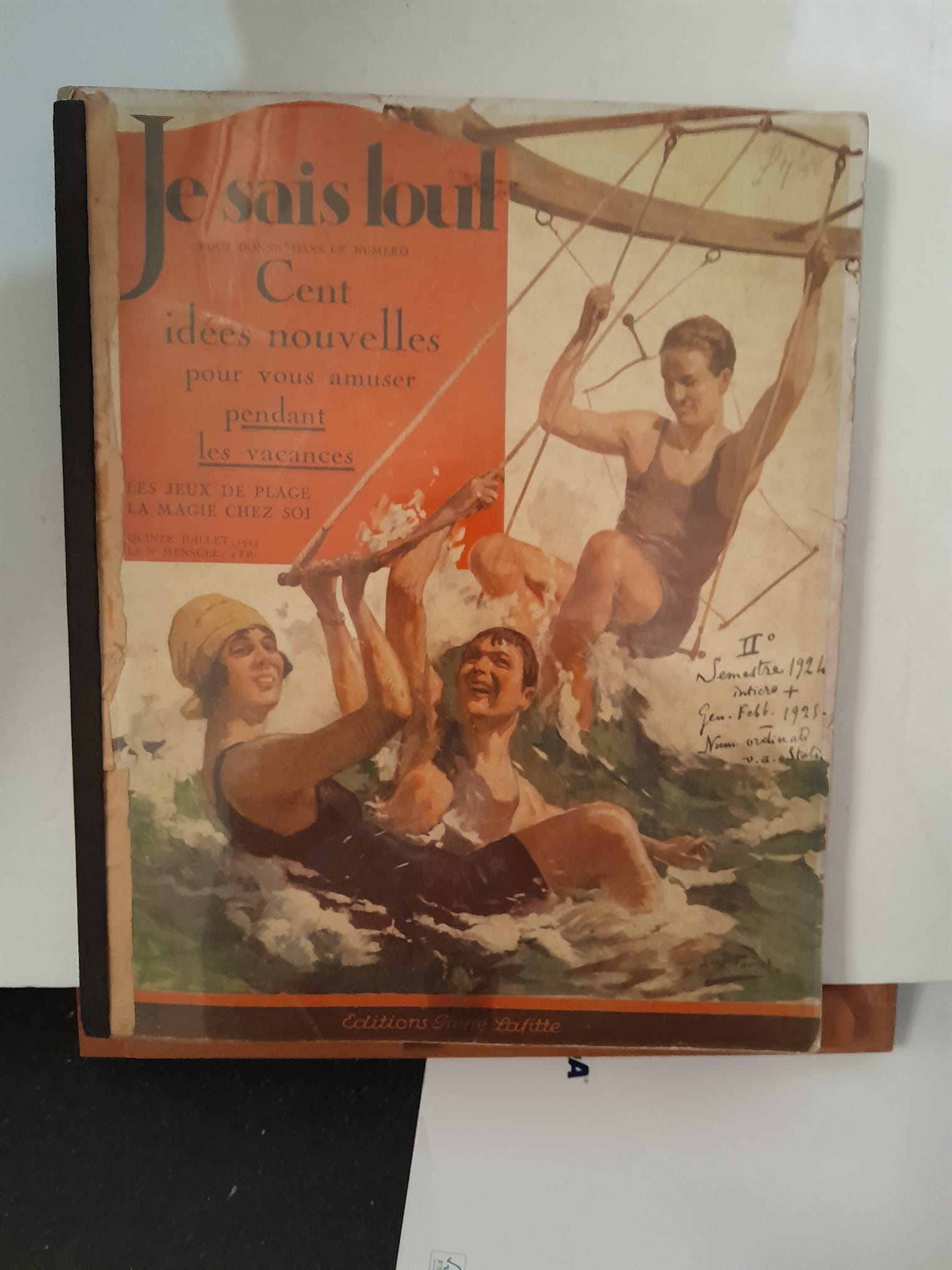 Je sais tout Tutto il II° semestre 1924 (quinze juillet …