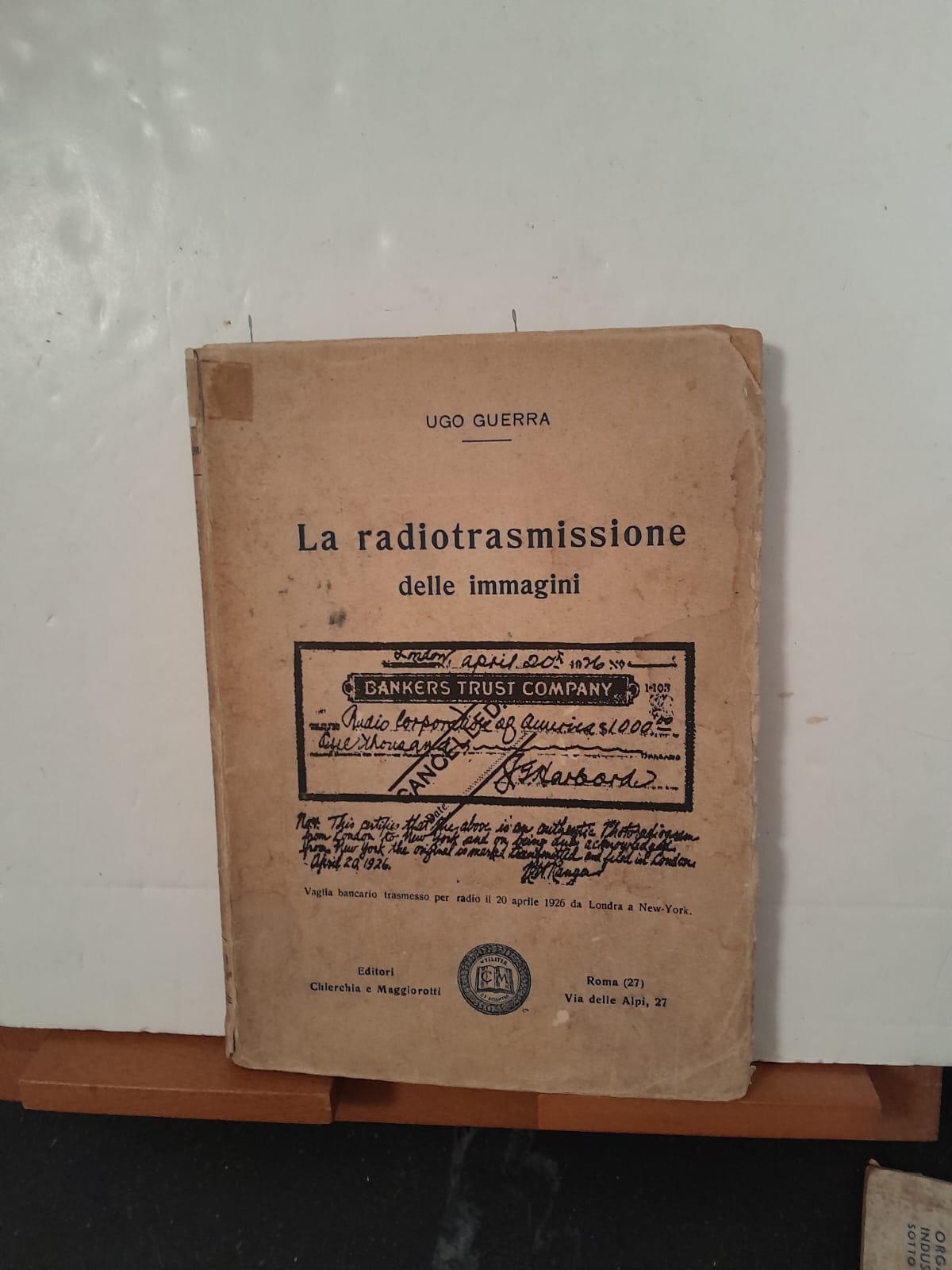 La radiotrasmissione delle immagini