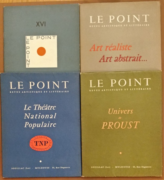 LE POINT revue artistique et littéraire ( 16, 49, 52,55)