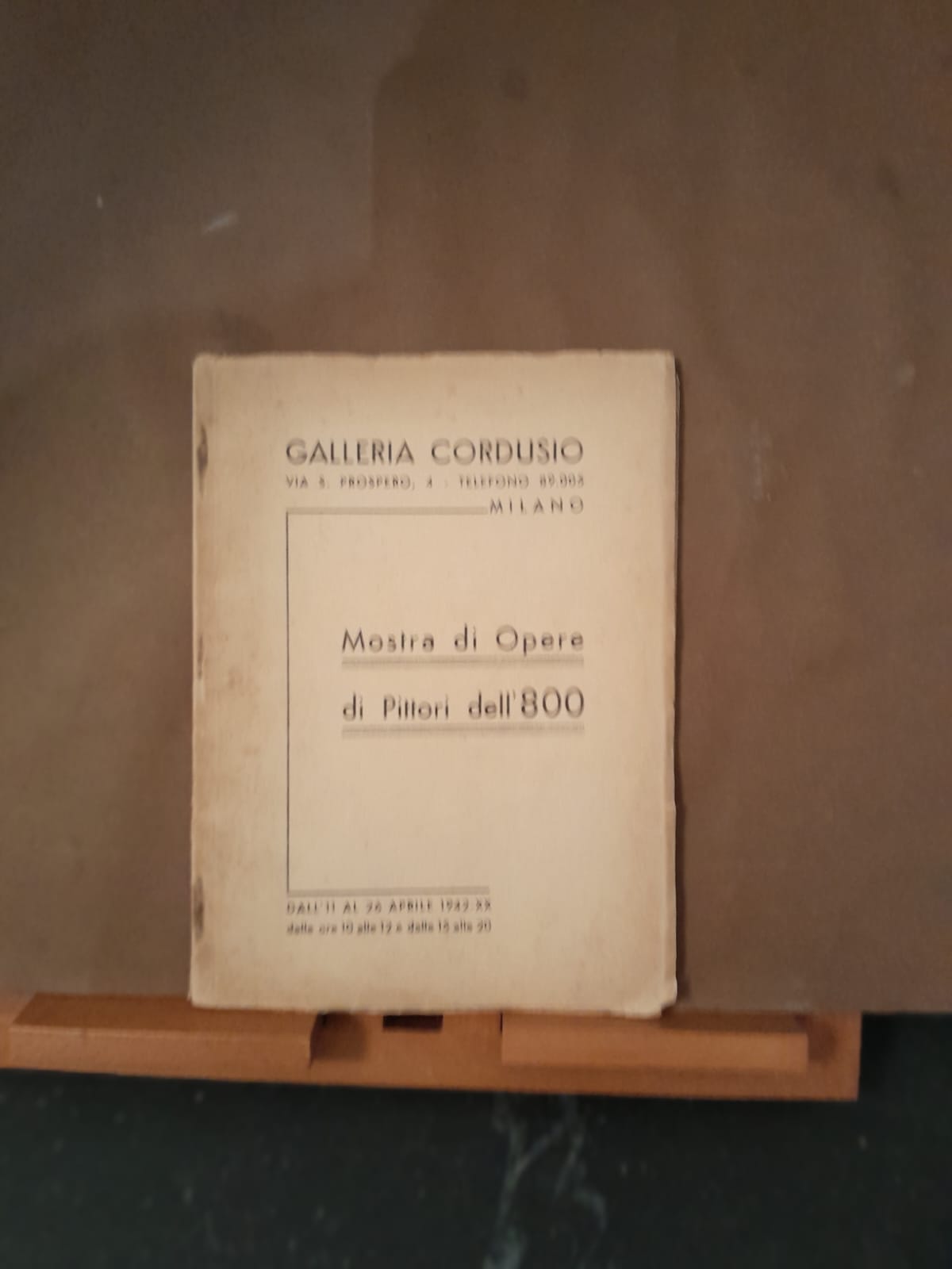 Mostra di Opere di Pittori dell'800