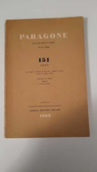 Paragone 151 diretto da Roberto Longhi Nuova Serie