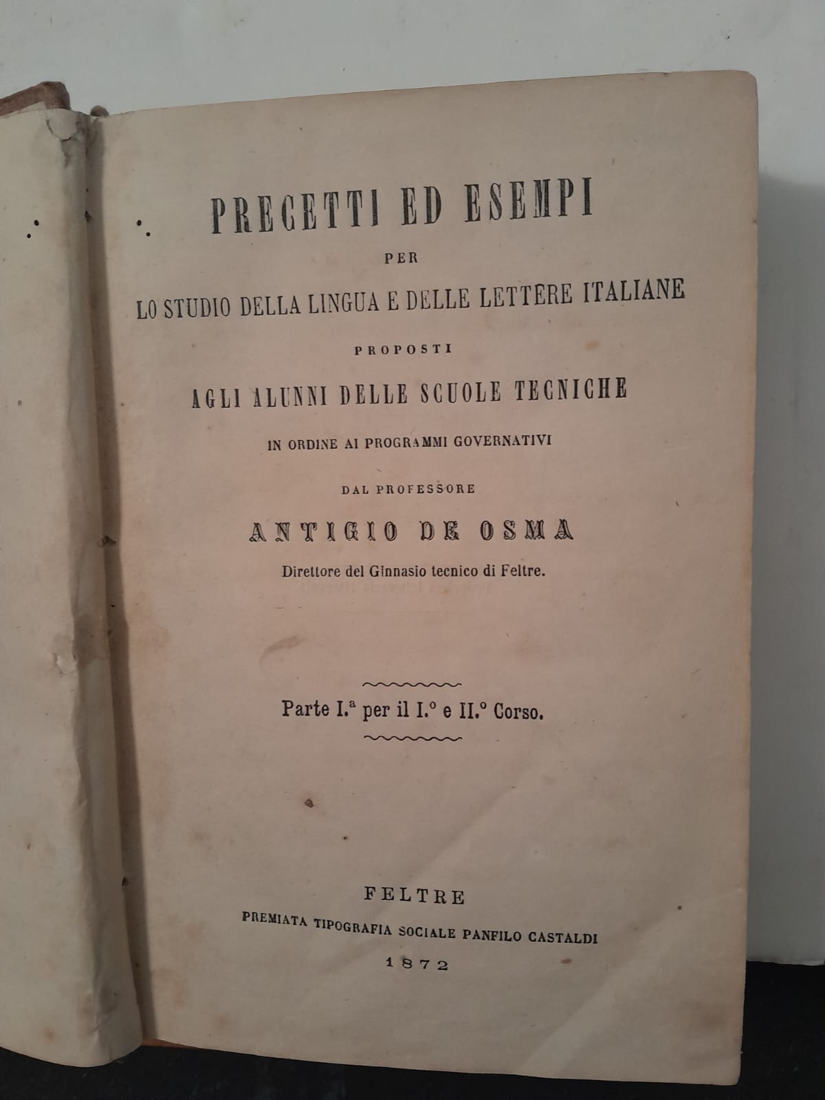 Precetti ed esempi per lo studio della lingua e delle …