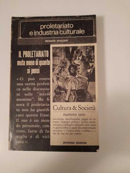 proletariato e industria culturale