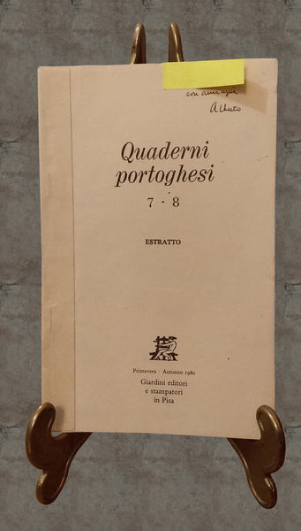 QUADERNI PORTOGHESI 7 - 8 Intervista ad Alberto Asor Rosa