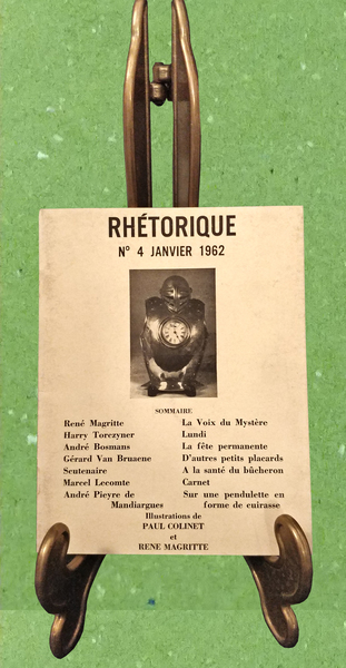 RHÉTORIQUE N° 4 JANVIER 1962