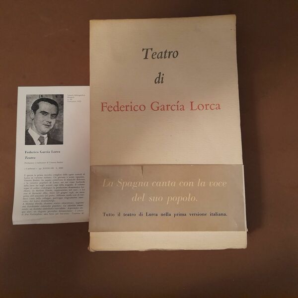 Teatro di Federico Garcia Lorca / Postfazione e traduzione di …