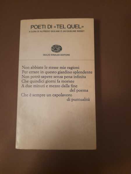 Tel Quel, n. 53/1973 + n. 62/1975 + Poeti di …