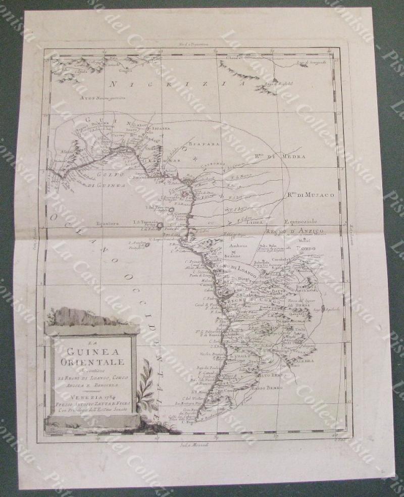 AFRICA. LA GUINEA ORIENTALE. Acquaforte. Venezia, Zatta, 1784.