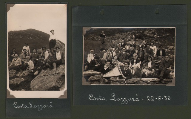 ALPI COZIE, Costa Lazzar√†, Torino. Due cartoline fotografiche del 1930