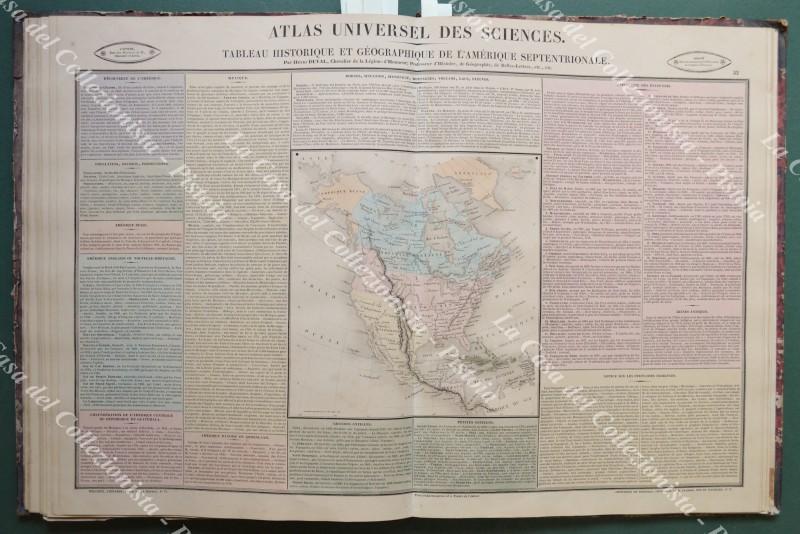 America settentrionale. TABLEAU HISTORIQUE ET GEOGRAPHIQUE DE L&#39;AMERIQUE SETTENTRIONALE. Grande …