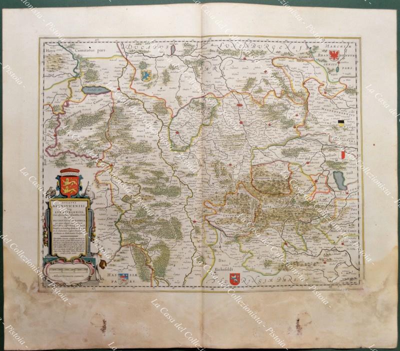 Anno 1662. Germania Germany Deutschland. DUCATUS BRUNSVICENSIS