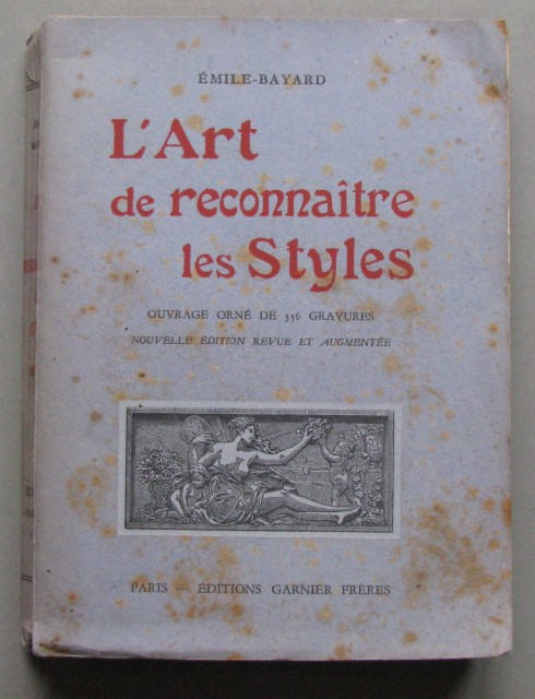 (Arte) BAYARD EMILE. L&#39;ART DE RECONNAITRE LES STYLES