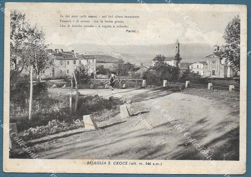 BRIAGLIA, Cuneo. Cartolina d&#39;epoca viaggiata