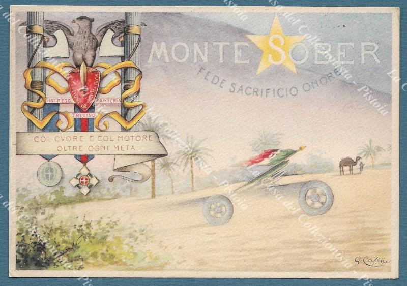 CALIRI. MONTE SOBER. Cartolina d&#39;epoca ediz. Boeri