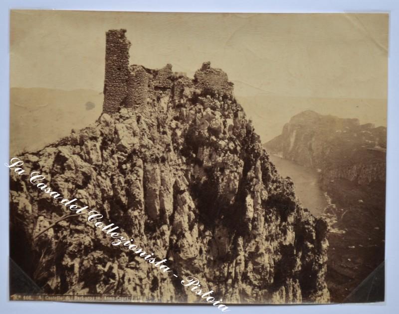 CAMPANIA. ‚ÄúCastello di Barbarossa, Anacapri‚Äù. Fotografia originale all‚Äôalbumina