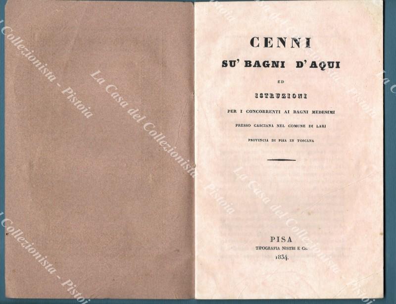 (Casciana Terme, Pisa) CENNI SU&#39; BAGNI D&#39;AQUI ed istruzioni per …