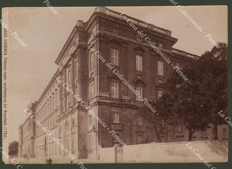 CASERTA. Palazzo Reale. Fotografia originale all&#39;albumina, circa 1880