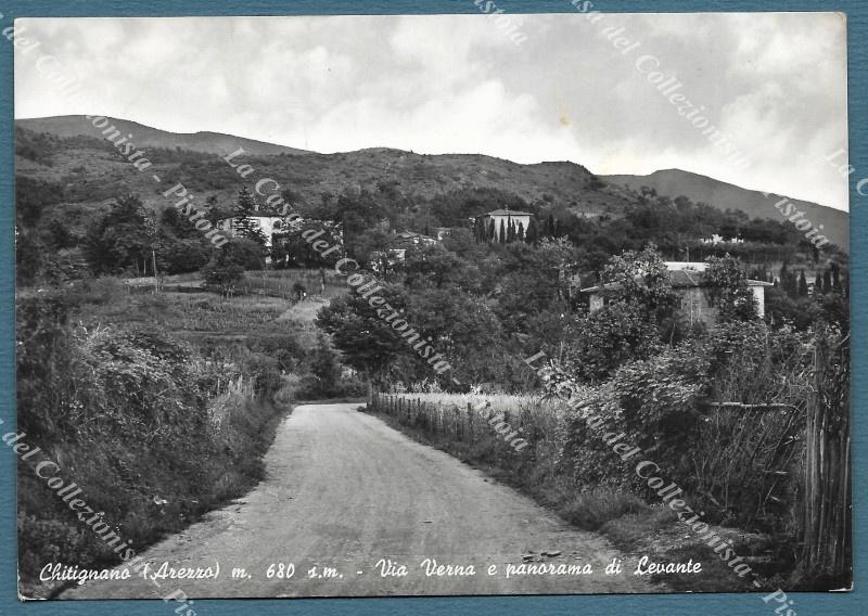 CHITIGNANO, Arezzo. Cartolina d&#39;epoca viaggiata