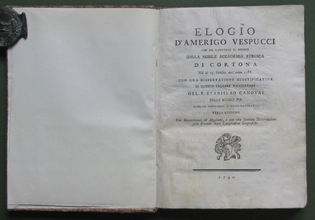 Elogio d&#39;Amerigo Vespucci. Che ha riportato il premio dalla nobile …