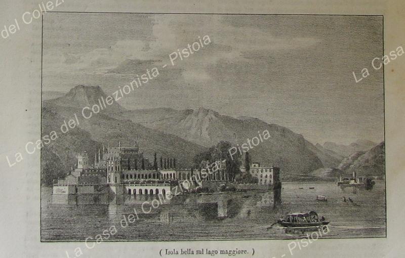 ISOLE BORROMEE, lago Maggiore. Poliorama pittoresco 1837. Intero fascicolo