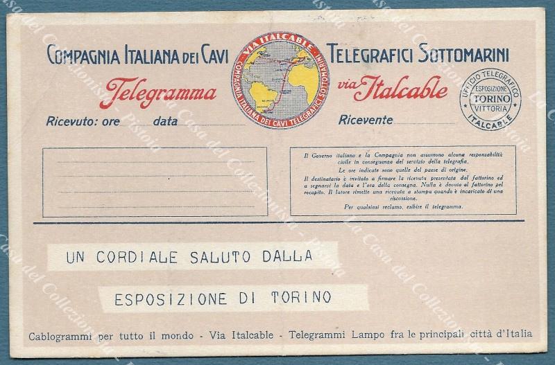 ITALCABLE. Espo Torino 1928