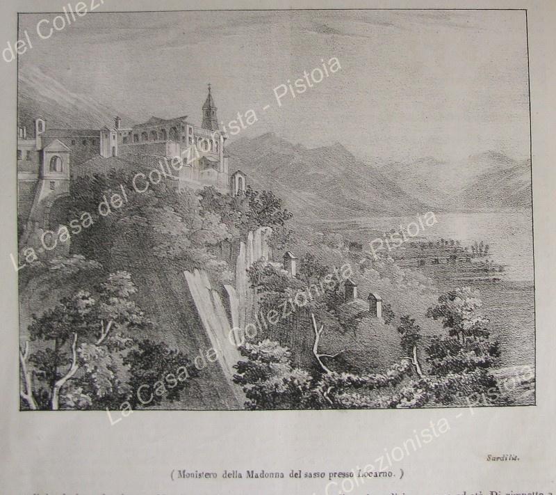 LAGO MAGGIORE. Madonna del Sasso. Poliorama Pittoresco 1841. Intero fascicolo