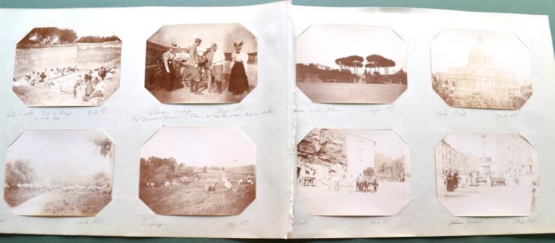 LAZIO. 8 foto all&#39;albumina del maggio - aprile 1897