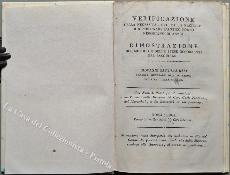 Lazio ‚Äì Anzio. RASI GIOVANNI BATTISTA. VERIFICAZIONE DELLA NECESSITA‚Äô, UTILITA‚Äô, …