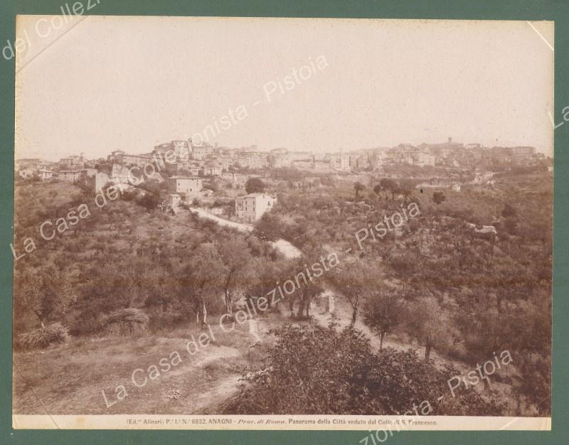 Lazio. ANAGNI. Panorama della citt√†¬†preso dal colle di S. Francesco. …