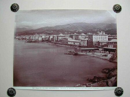 (Liguria) Riviera di Genova. Panorama di Sanpierdarena visto dalla Lanterna …