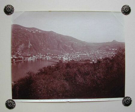 (Lombardia - Lago di Como) Borgorico. Veduta di Como e …