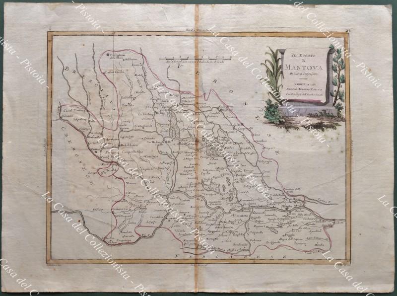 LOMBARDIA. MANTOVA. &quot;IL DUCATO DI MANTOVA&quot;. Carta geografica originale. Venezia, …