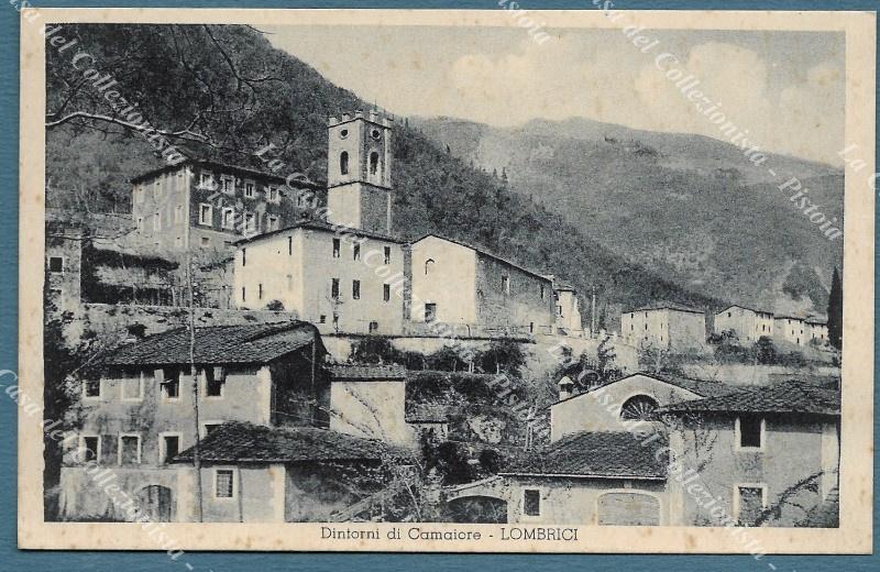 LOMBRICI, Camaiore, Lucca. Cartolina d&#39;epoca circa 1920