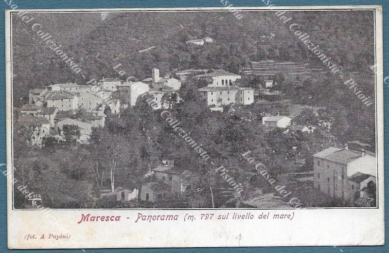 MARESCA, Pistoia. Panorama. Cartolina d&#39;epoca viaggiata