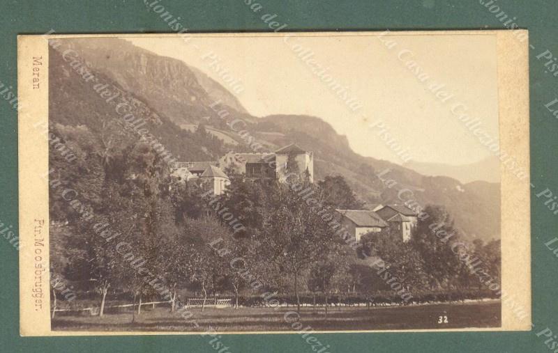 MERANO. Foto d&#39;epoca originale d. studio Moosbrugger, circa 1870